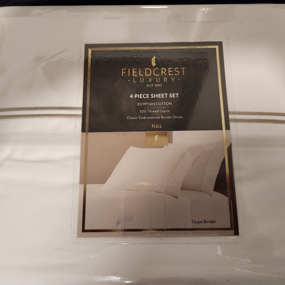 Field crest luxury 4 sheet set